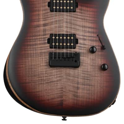 Ernie Ball Music Man Rabea Massaad Artist Series Sabre Electric Guitar - Vileblood Burst image 1