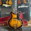 Epiphone Sheraton Vintage Sunburst 2023 Semi-Hollow Electric Guitar