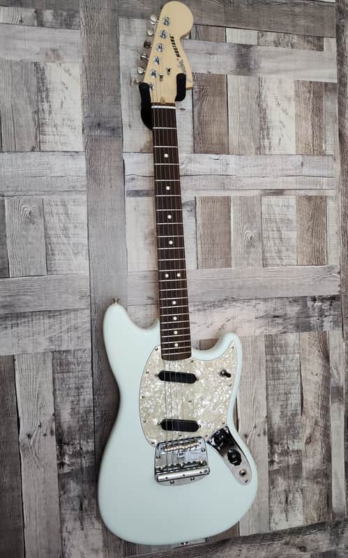 Fender American Performer Mustang with Rosewood Fretboard 2022 - Satin Sonic Blue