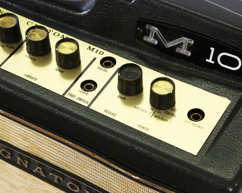 Magnatone M10 Custom Series 2-Channel 38-Watt 1x8" Guitar Combo with 3" Tweeter image 4