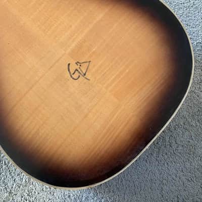 Tobacco Burst Dobro Resonator Guitar, Plywood Tiger Maple Top Body, Rosewood Fingerboard Neck, 19 Frets image 5