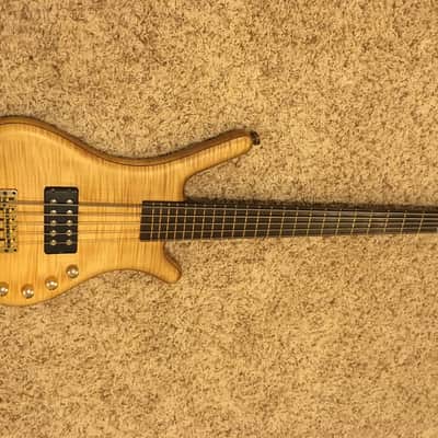 Warwick FNA 5 String Bass 1998 Natural (Wenge Neck / Fingerboard, OHSC) image 5