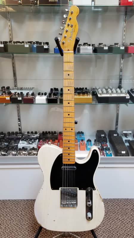 used 2018 Fender Custom Shop '54 Telecaster Relic in Aged White Blonde, Excellent Condition with OHSC! image 1