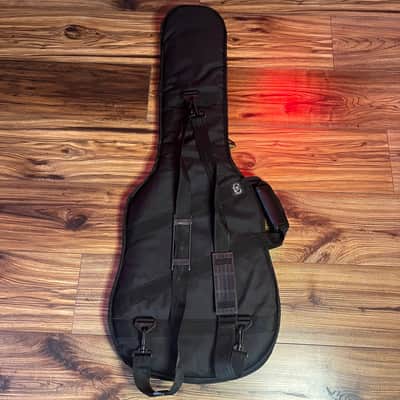ESP TKL Guitar Gig Bag, Black w/ Burgundy Interior image 4