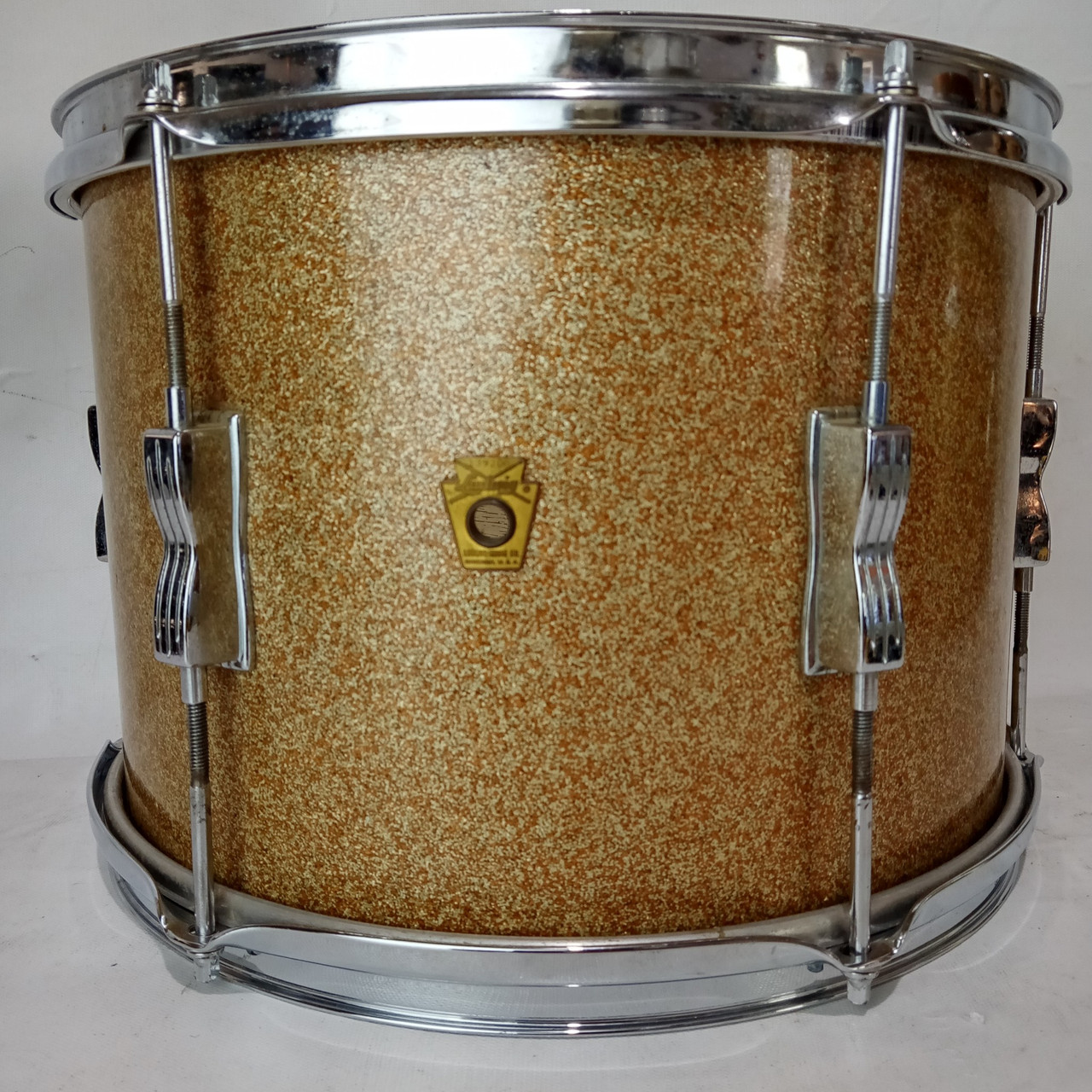 Ludwig 9x13"Champagne Sparkle Club Date Tom Drum Vintage60s Classic Keystone USA — main photograph