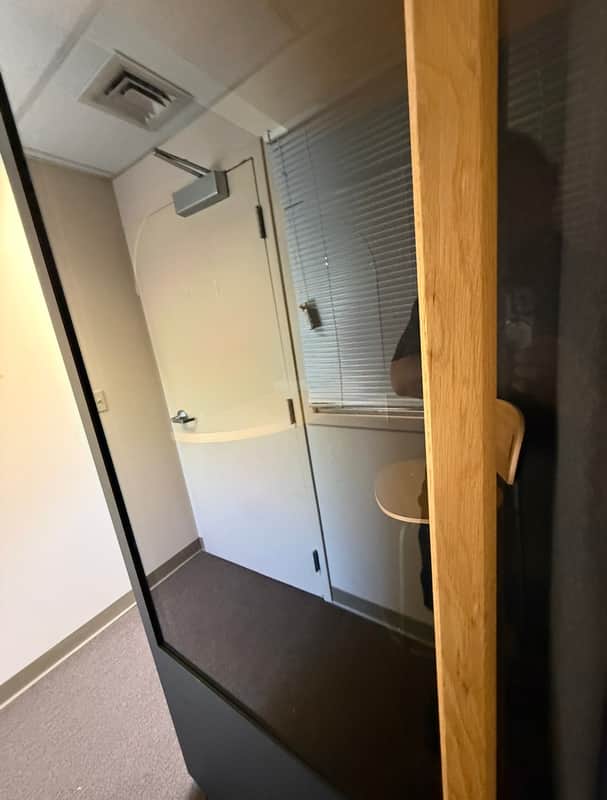 Vocal Booth/Privacy Pod ROOM 2020’s - Black Stain image 1