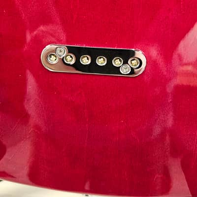 First Act CE-240 Sheena FSA Electric Guitar Transparent Red image 8