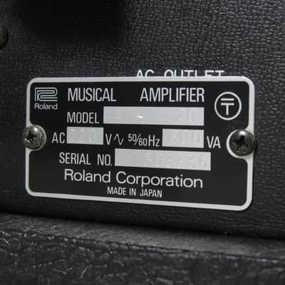 Roland PA-120 vintage 8-channel mixer with RE-201 spring reverb (serviced) imagen 9