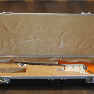Lefty! 2019 D'Pergo Aged Vintage Classic Limited Brazillian Electric Guitar Orange + HSC image 22