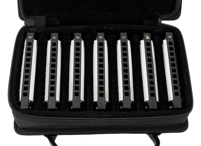 Fender Blues Deluxe Harmonica 7 Pack | Reverb
