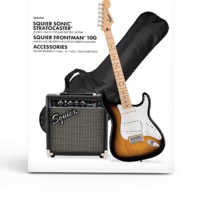 Fender Squier Sonic Stratocaster Pack - 2-Color Sunburst image 2