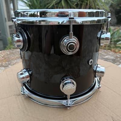 DW Collectors Piano Black Maple 10 x 9 Tom Drum Collector's - EXCELLENT image 6