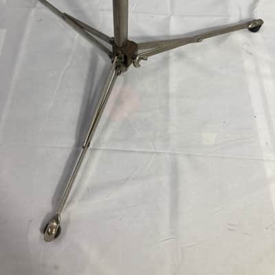 Gretsch - No. 4983 Flush Tripod Vintage, Flat-Base Snare Drum Stand Early 1960's - Nickel image 2