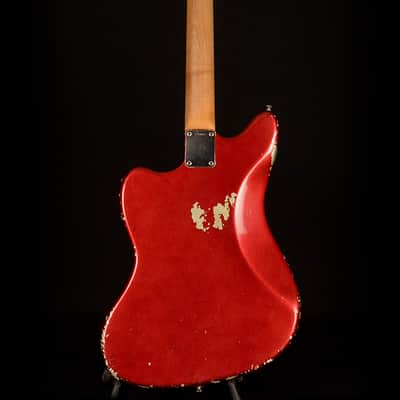 Fender Jazzmaster 1965 - Candy Apple Red with Matching Headstock image 5