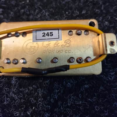 G&B 245 PRS Neck/Bridge pickup 2010s - Zebra image 5