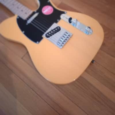 Squier Affinity Telecaster with Maple Fretboard, String Through Body 2021 - Present - Butterscotch Blonde image 2