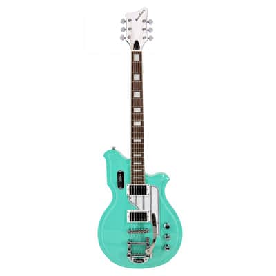 Airline Guitars MAP Baritone DLX Seafoam Green image 3