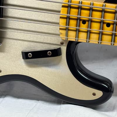 Fender USA Custom Shop '57 Precision Bass jrn Journeyman 4-string P-Bass with COA + Case 2020 - Black / Maple neck - relic'd image 6