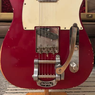 Fender Telecaster 1961 GLAS Custom Relic 8lb With G&G Custom Relic Tweed image 2