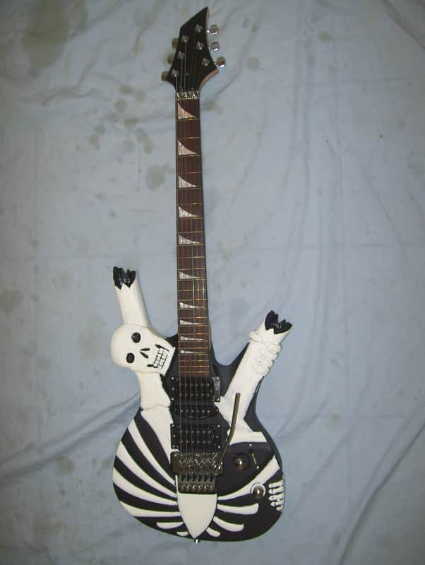 Guitar, custom hand carved image 1
