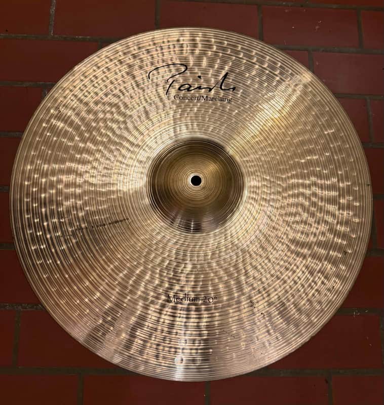 🍿 🎥✨PAISTE 20” Signature Concert/Marching cymbal RARE 2176 grams *video demo* image 1