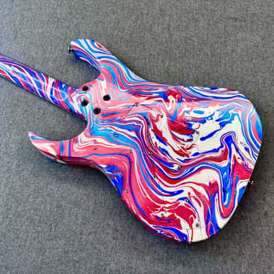 Ibanez RG1570 MOD DNA Multi Color Swirl Paint Jem image 3