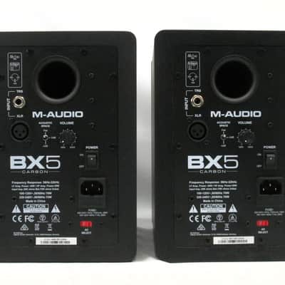 PAIR of M-Audio BX5 Carbon 5" Powered Studio Monitor Speakers image 3