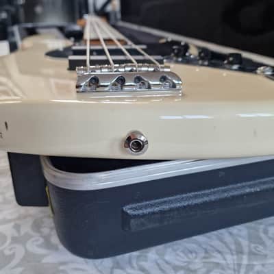 Fender American Standard Jazz Bass Custom Upgrades Olympic White 2015 image 12
