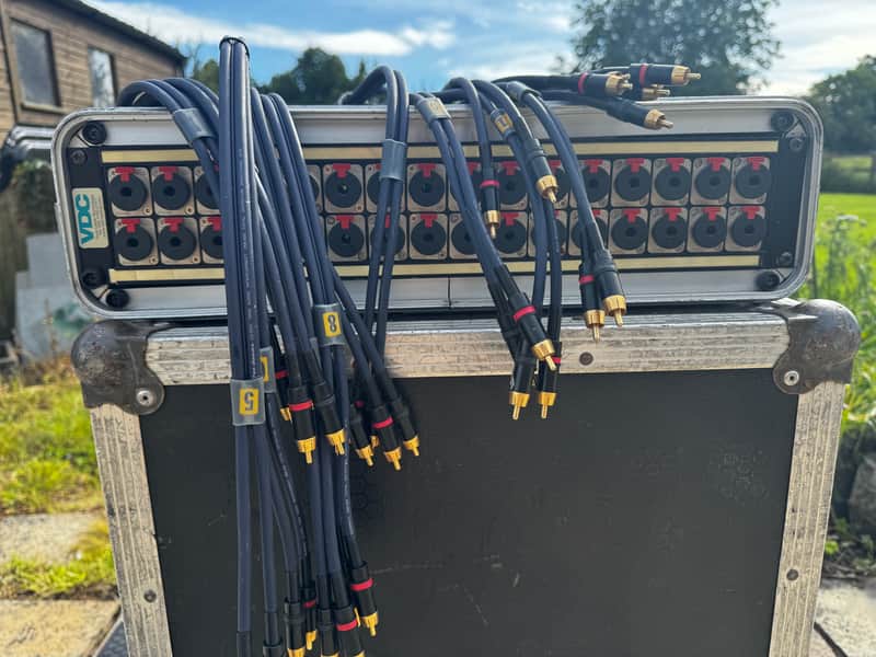VDC VDC 1/4" to RCA - 16 channel Stereo Patchbay image 1