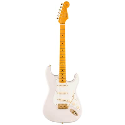 Fender Limited Edition American Vintage II 1957 Stratocaster, Flame Maple Fingerboard, White Blonde w/ Vintage Style Tweed HSC image 2