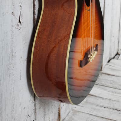 Fender FA-450CE 4 String Jumbo Cutaway Acoustic Electric Bass Guitar Sunburst image 10