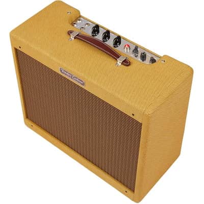 Fender 57 Custom Deluxe 12 Watt 1 x 12" Hand-Wired Tube Guitar Amplifier - Laquered Tweed image 4