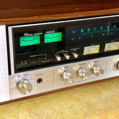 Excellent Vintage 1976 Sansui 8080 Receiver Complete Service and LED Upgrade , Sounds Incredible image 5