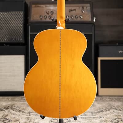 Epiphone J-200 Studio Acoustic/Electric Guitar - Antique Natural image 8