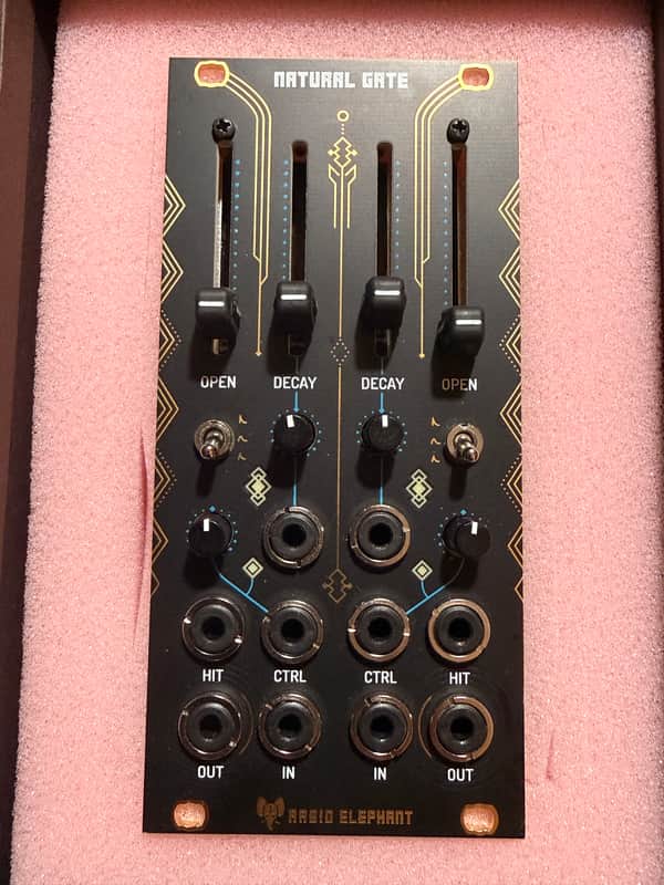 Rabid Elephant Natural Gate LPG Eurorack Module 2010s - Black image 1