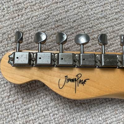 Fender Artist Series Jimmy Page Mirror Telecaster with Rosewood Fretboard 2019 - White Blonde image 3