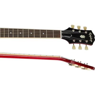 Epiphone ES-335 Semi-Hollowbody Guitar - Cherry image 8