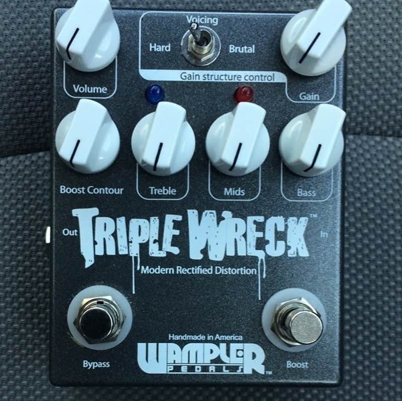 Wampler Triple Wreck Distortion Pedal | Reverb