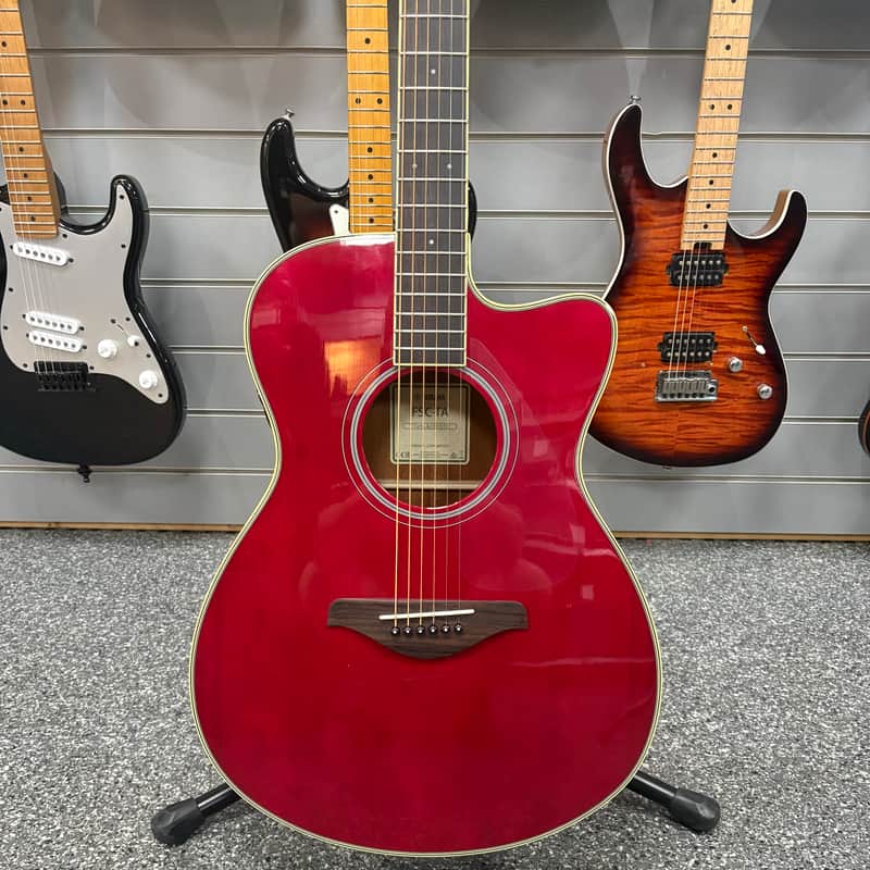 Yamaha FSC-TA TransAcoustic Concert 2020s - Ruby Red image 1