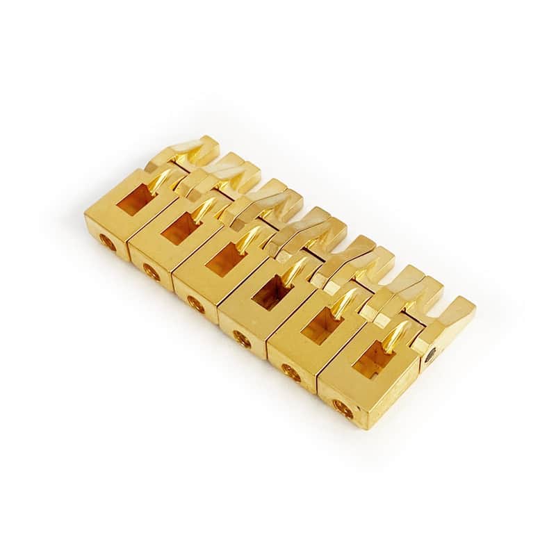 Floyd Rose Bridge Saddles - Satin Gold