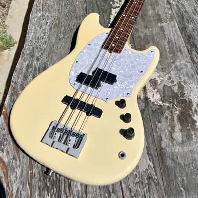 RARE Japanese Import Atelier Z Baby Z PJ4 - Custom Shop Mustang Bass - White image 1
