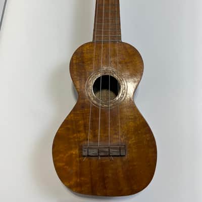 Vintage M Nunes Rare Koa Ukulele Southern California Music Company image 1