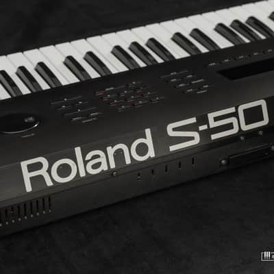 Roland S-50 61-Key Digital Sampling Keyboard 1986 - 1990 - Black image 8