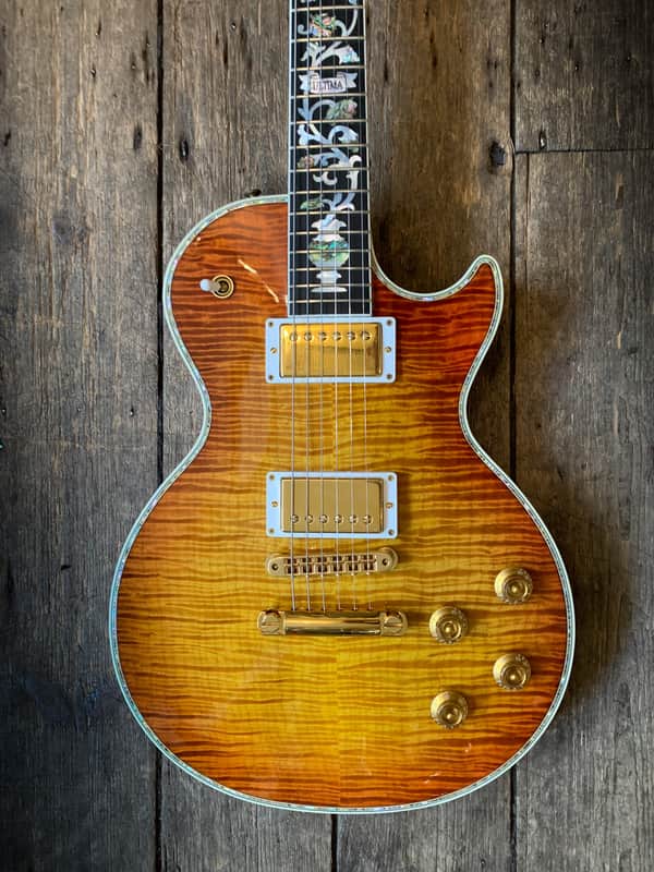 1997 Gibson Les Paul Ultima Heritage Cherry Sunburst with hard shell case image 1