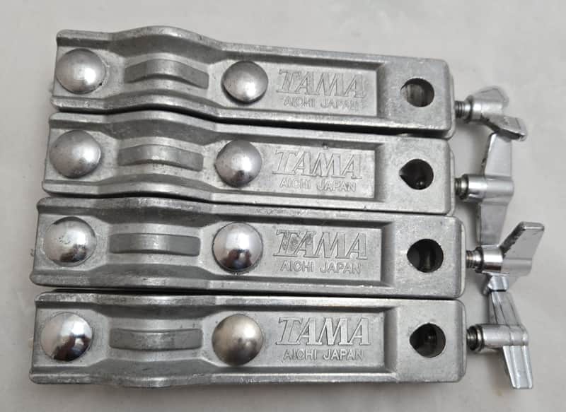 Four  Used TAMA 1980s Multi Clamps made in Japan image 1