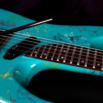Washburn EC29 1989 - Turquoise image 18