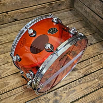 Snare Drum 14" Natal Arcadia Red Acrylic USED! RKARC010726 image 4