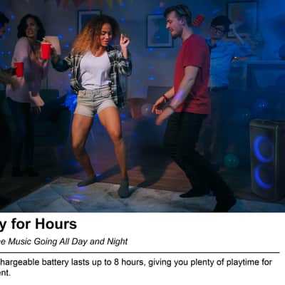 Rockville ROCK PARTY 9 8" Karaoke Machine System+(2) Wireless Mics+Tablet Stand image 14