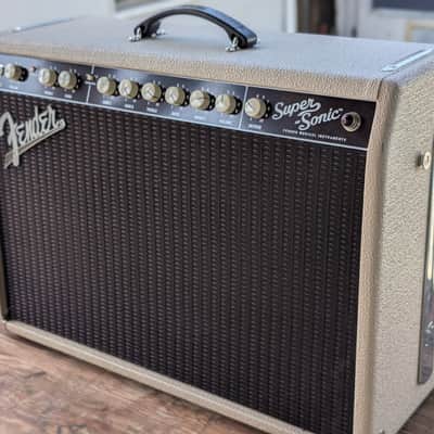 Fender Super-Sonic 22 2-Channel 22-Watt 1x12" Guitar Combo Blonde image 1