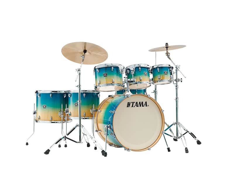 Tama Superstar Classic 7-pc Shell Pack - Caribbean Lacebark Pine Fade image 1